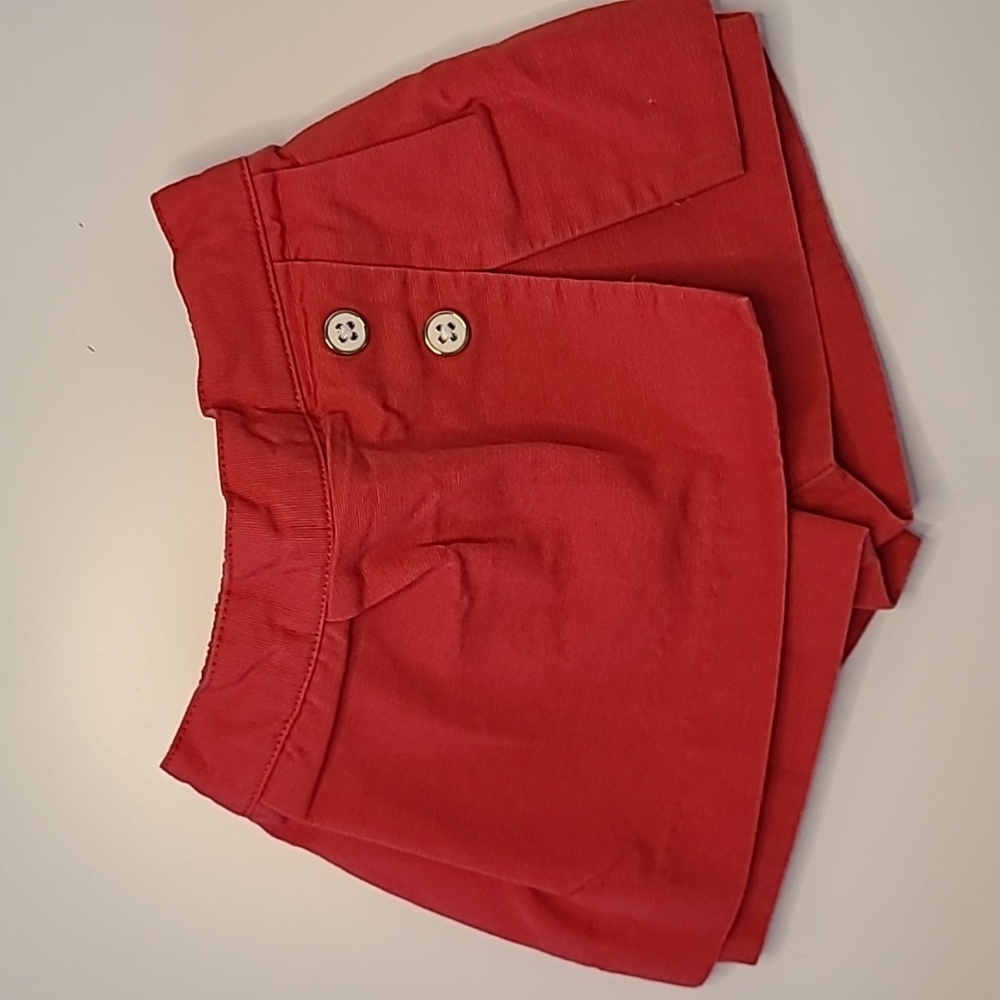 Janie and Jack Red Skort. 3-6m.